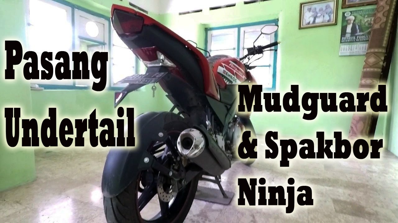 Pasang Undertail Dan Mud Guard Di Motor New Vixion YouTube