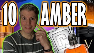 10 Affordable AMBERS For Men! | Spicy, Sexy, Rich! | Fragrance List