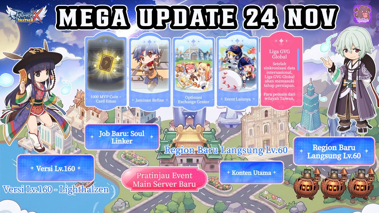 ROX MEGA UPDATE LV 160 LIGHTHALZEN NEW JOB CLASS SOUL LINKER