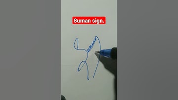 suman signature 🖊️😘#signatures #art