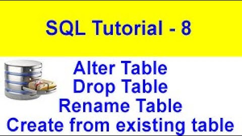 SQL DDL Statements  | SQL DDL statements Class 12 Computer Science 2022