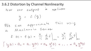 4 - 3.6 Distortion Caused by Channel Nonlinearities