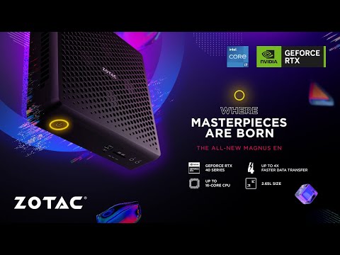 ZOTAC ZBOX MAGNUS EN Series Mini PC with GeForce RTX 40 Series