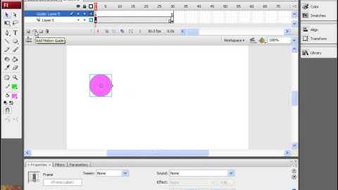Flash Motion Guide Within A Minute
