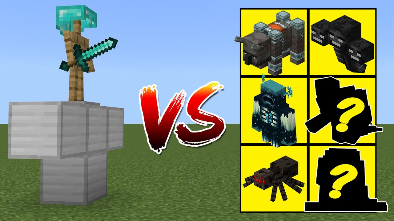 minecraft, minecraft vs, minecraft mob battle, minecraft battle, minecraft ...