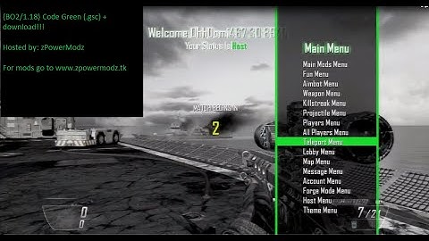 {BO2/1.18} Code Green v1  (.gsc) + download!