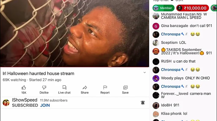 ISHOWSPEED GETS SCARED OF CLOWNS