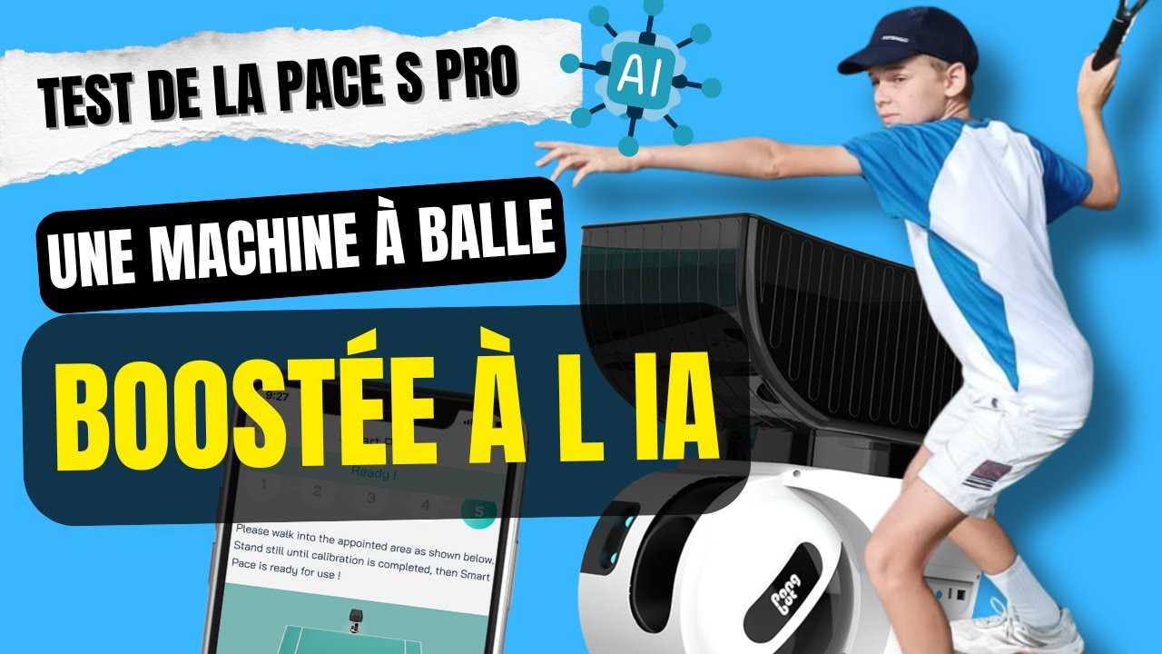 Une machine à balle avec IA ! Test de la pace S Pro