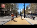 Bicycle ride on the new Rotterdam Coolsingel