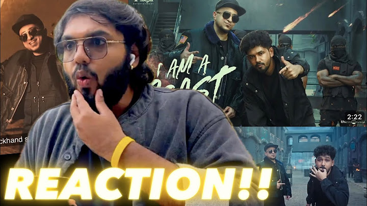 I am a BEAST, Brodha V x Hip Hop Tamizha ( REACTION!! )