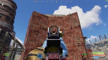 Raiding a roof camper and getting our revenge (Rust Game Play)