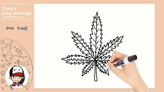 Information How to Draw a Pot Leaf Easy Update