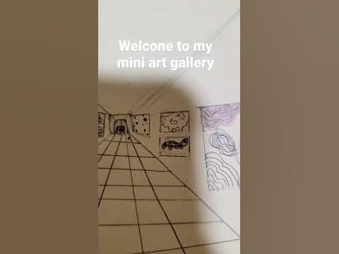 my mini art gallery - YouTube