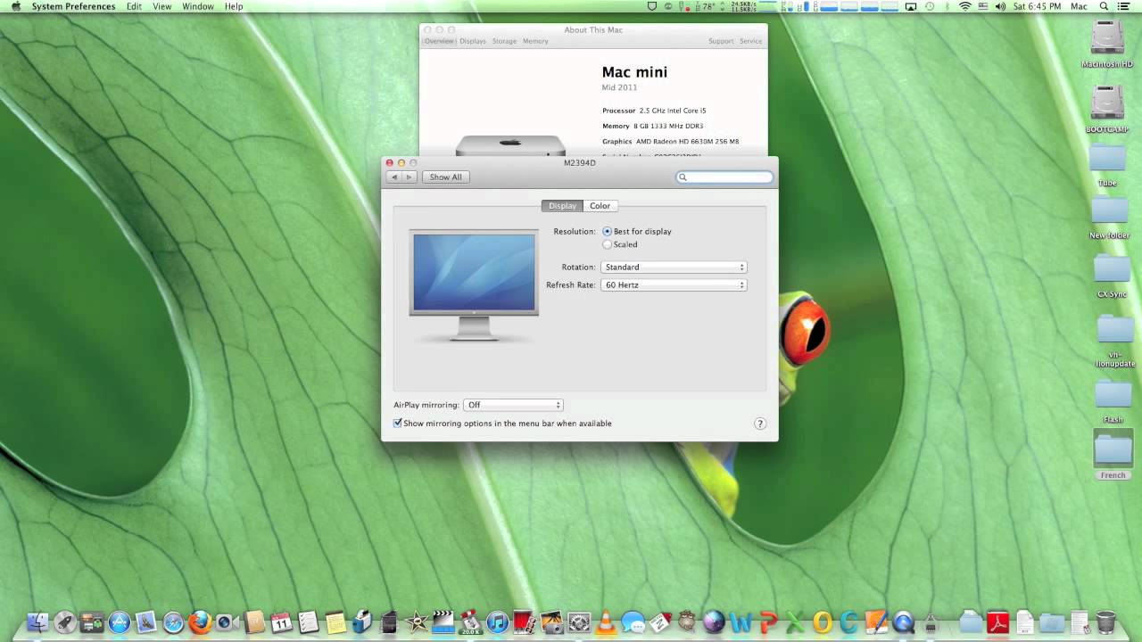 Power supply for a mac mini