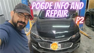 2017 Chevy Malibu P06DE ENGINE OIL PRESSURE CONTROL SOLENOID VALVE STUCK ON Part 2