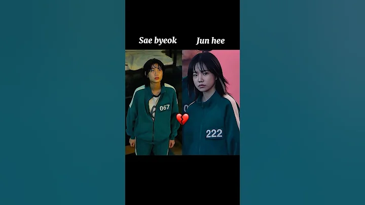 Jun Hee (Player 222) x Sae byeok (Player 067) #squidgame #joyuri #kdrama #shorts