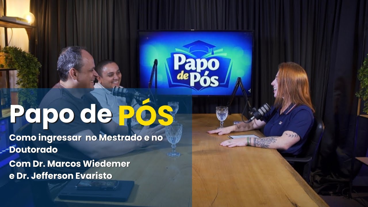 Episódio de estreia! Dr Jefferson Evaristo e Dr Marcos Wiedemer batem papo sobre pós-graduação! 