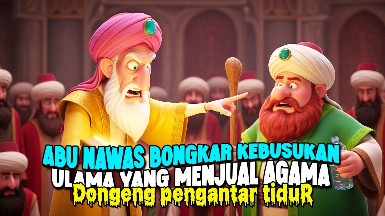ABU NAWAS BIKIN GEGER DI BAGHDAD BONGKAR ULAMA BERKEDOK CARI UANG || DONGENG LUCU PENGANTAR TIDUR