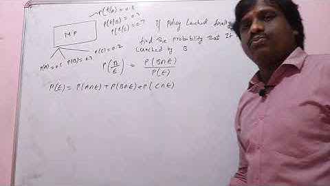 BAYES THEOREM JEE MATHEMATICS BY G GOPAL REDDY