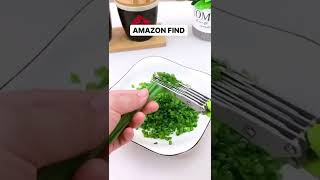 Kitchen Scissors Stainless Steel Onion Cutting Knife Scallion Cutter Scissors Cooking Cut Tool