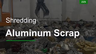 How to get pure aluminum water from waste aluminum scrap by a aluminum shredder recycling line