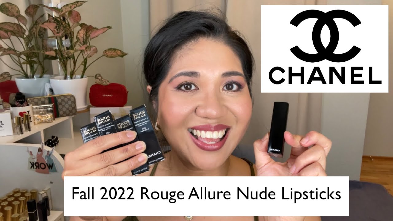 CHANEL New Rouge Allure Luminous Intense Lipstick Review &Swatches 