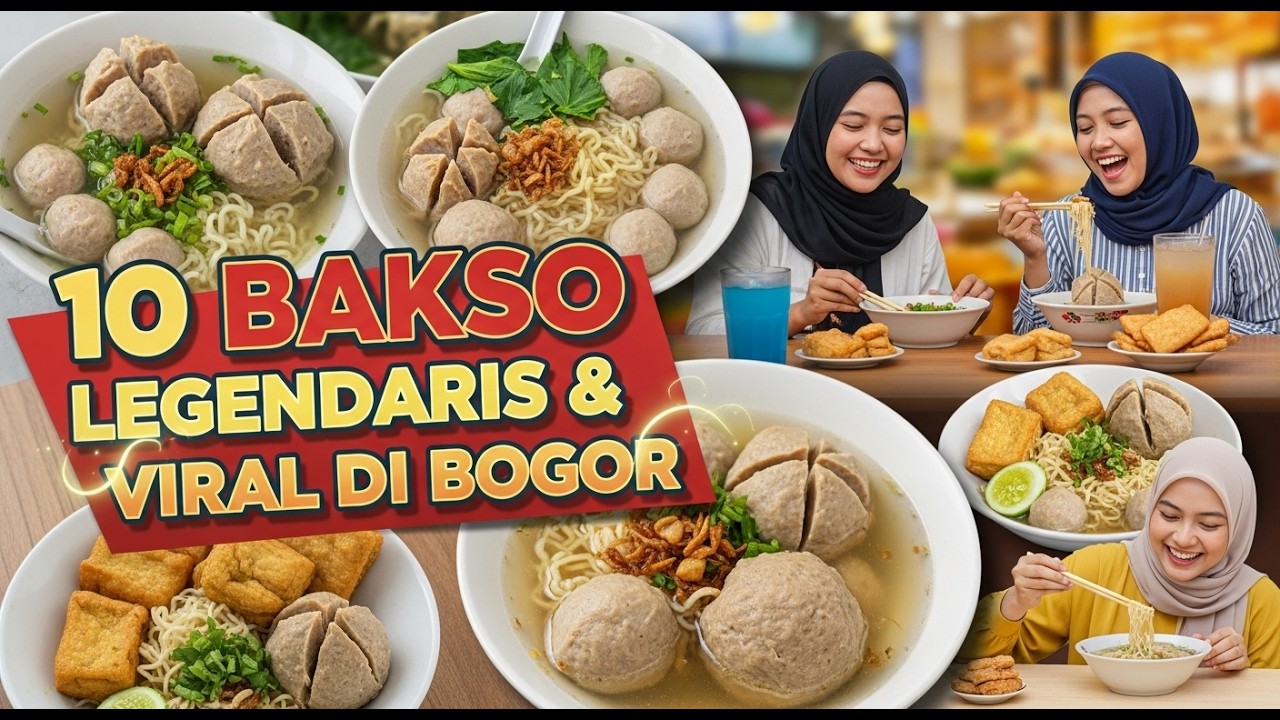 10 Baso Legendaris sampai Viral di Bogor | Tempat Makan Bakso Enak di Bogor