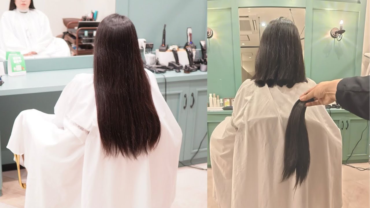 40cm (16in) Hair Donation – Classic Bob Makeover (ASMR Big Chop)