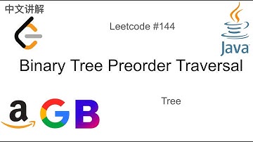 树的前序遍历 Leetcode 144. Binary Tree Preorder Traversal in Java