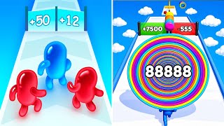 Join blob clash 3d vs Layer Man EPIC SpeedRun Challenge - All Levels Unlocked (Android,iOS)