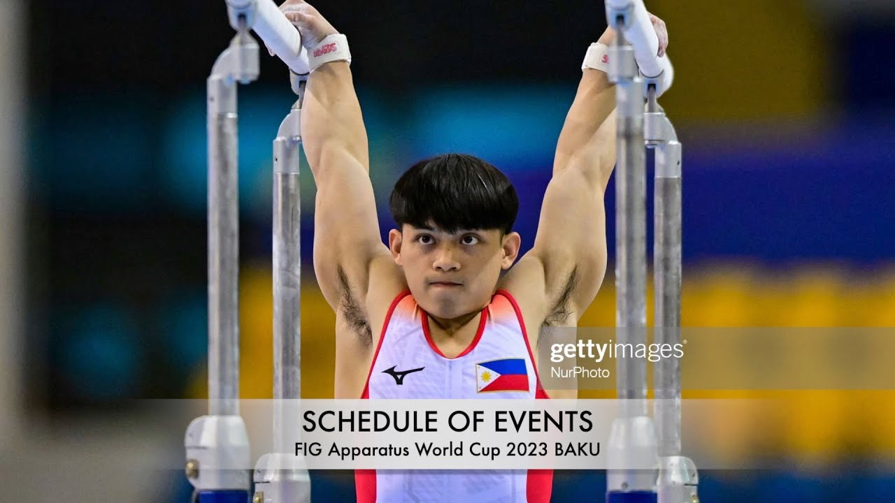 UPDATES! Schedule of Events FIG Apparatus World Cup 2023 BAKU 🇦🇿 YouTube