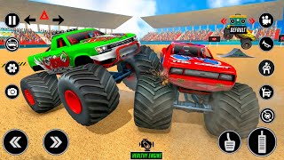 Max Monster Trucks Crashing 3D Demolition Derby Racing Stunts Simulator - Android Gameplay. screenshot 5