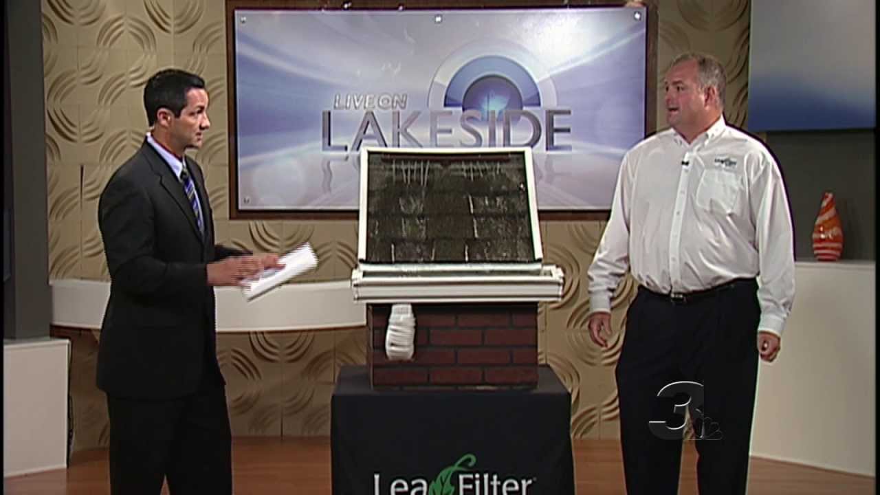 LeafFilter Sales VP Demonstrates Gutter Guard on WKYC LeafFilter