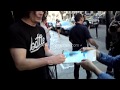 Jack White signing autographs in Paris