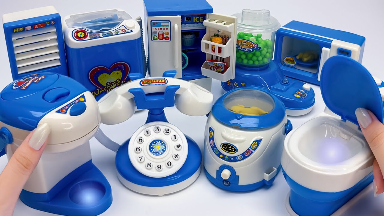 [toy asmr] Automatic Home & Kitchen Appliance Playset 🍳 가전제품 & 주방놀이 언박싱 | Satisfying Unboxing