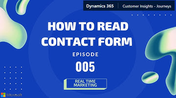 Contact form in Customer Insights - Journeys