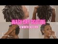 Wash day routine on my 4 month Starter locs (coils) | Goldey Loc