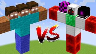 Herobrine vs All Minecraft Bosses,Wither Storm,Warden - Minecraft Mob Battle