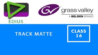 EDIUS 7/8/9 || CLASS - 16 || How To Use TRACK MATTE