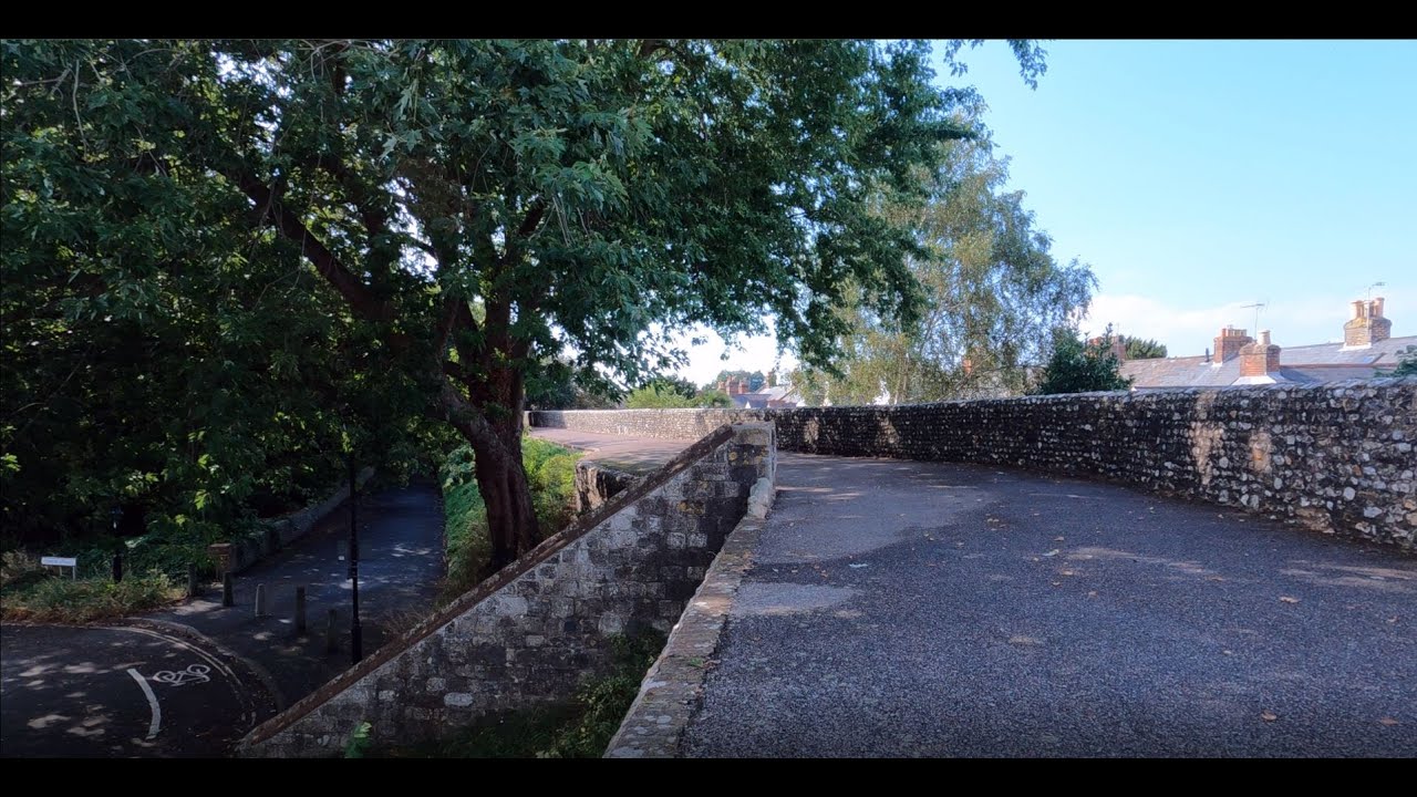 Chichester City Wall Walk on a September afternoon 4K