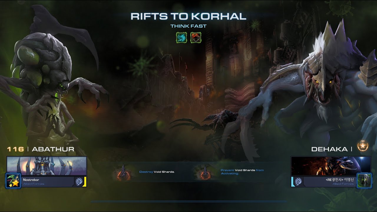 STARCRAFT 2 COOP MUTATION: THINK FAST | ABATHUR & DEHAKA | 