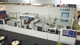 LVD World Premiere Automatic Panel Bending System PB 21/12 at Blechexpo