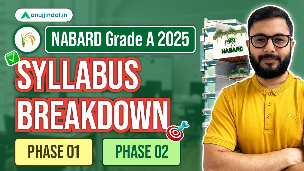 NABARD, класс A, 2025 г. | Полная программа | Этапы 1 и 2 | Уведомление NABARD 2025 | Анудж Джиндал