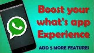 Completely BOOST your WhatsApp Experience and Be a PRO USER! 😎 screenshot 4