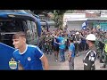 momen kedatangan pemain persib datang ke tanjungsari, meriah banget bobotoh