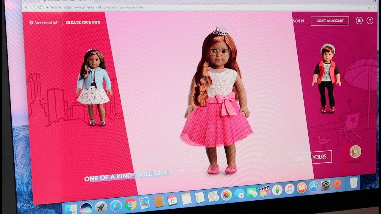 create your own american doll