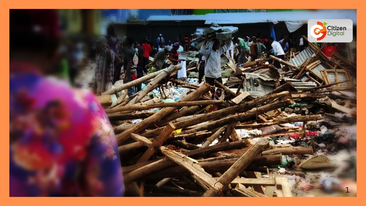 Uhuru market demolished after 72-hour eviction notice