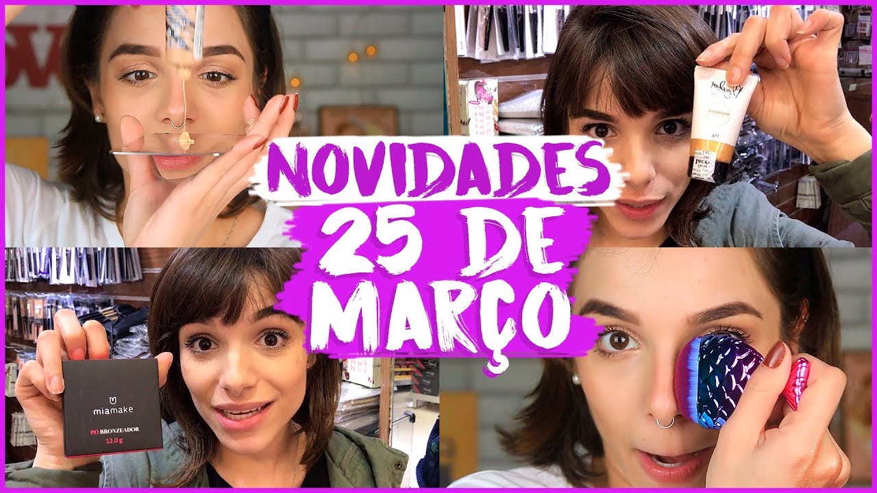 COMPRANDO E TESTANDO NOVIDADES DA 25 DE MARÇO