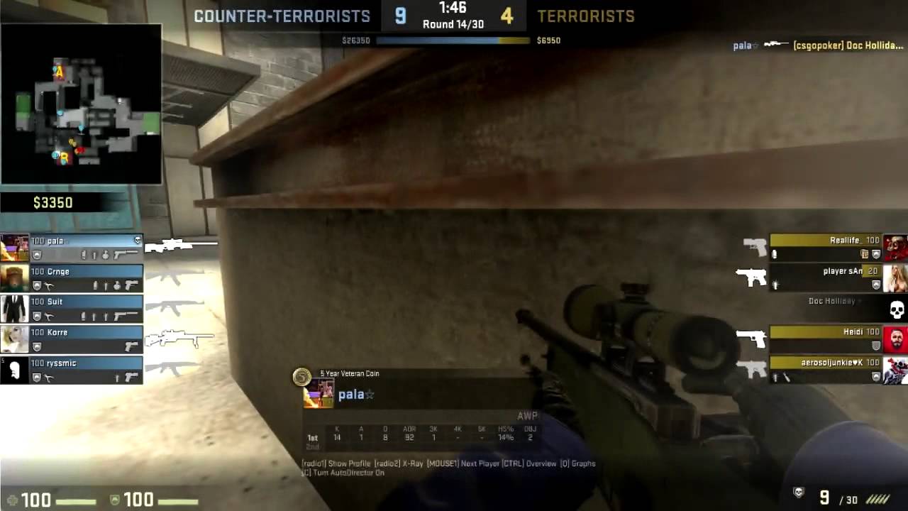 CS:GO - How to defend B Site on Cache - YouTube