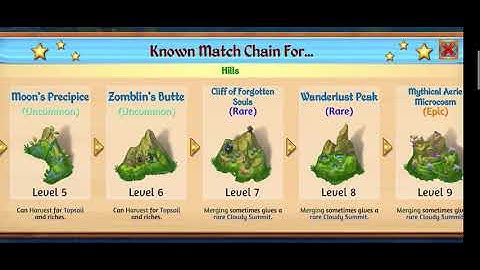 Merge Dragons- Hills WONDER